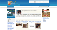 Desktop Screenshot of pernikdnes.com